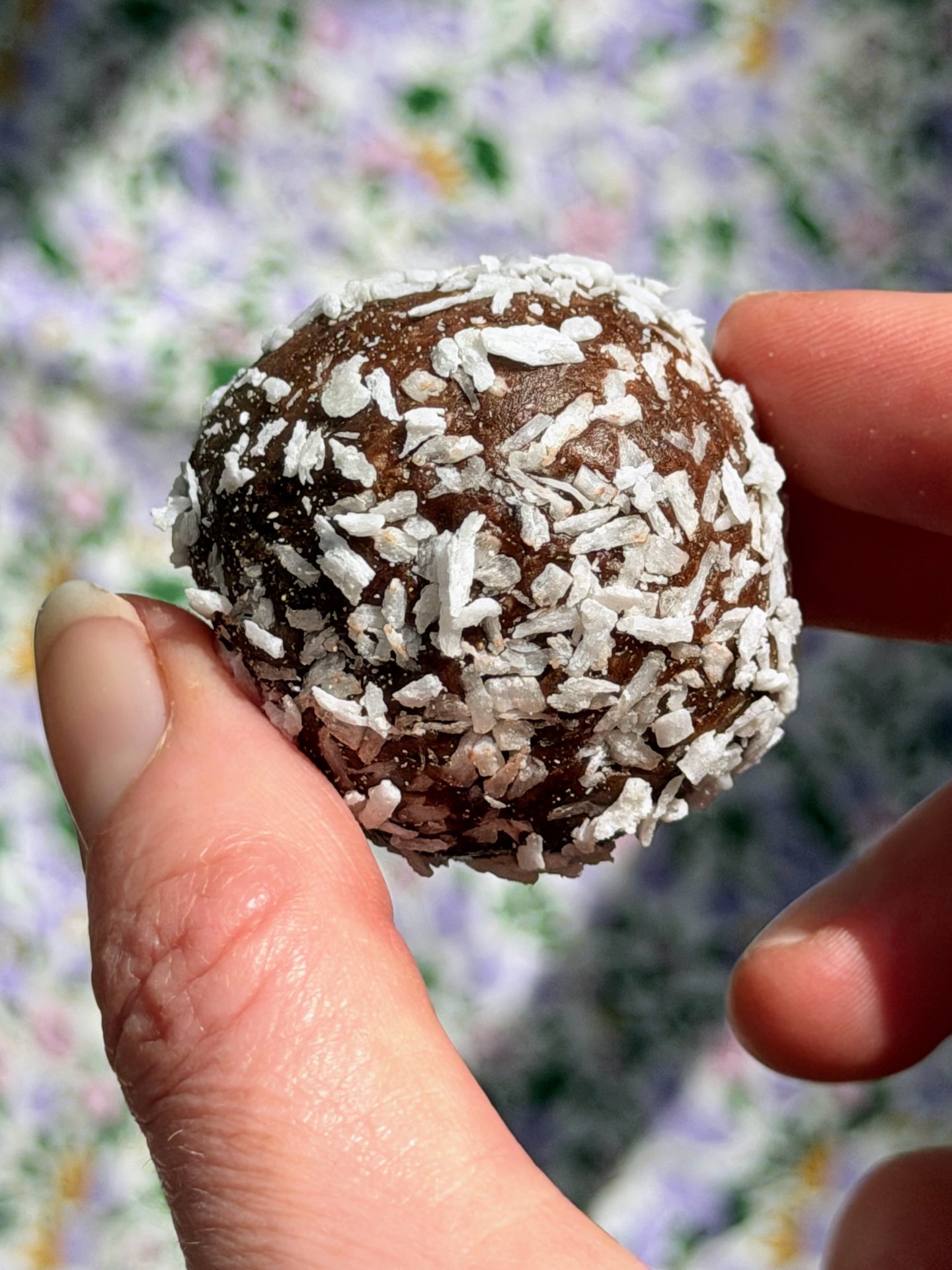 Coconut brownie balls-image